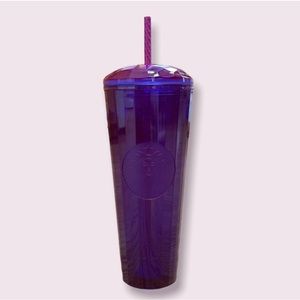 STARBUCKS NEON PURPLE TUMBLER CUP MUG COLLECTOR FAVORITE LIMITED EDITION